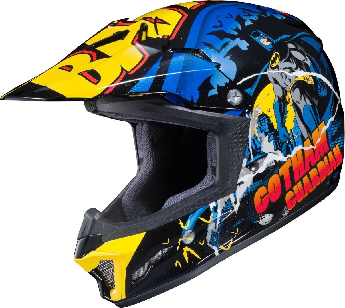 HJC CL-XY II Batman DC Comics Casco de Motocross Juvenil HJC CL-XY II Batman DC Comics Casco de Motocross Juvenil
