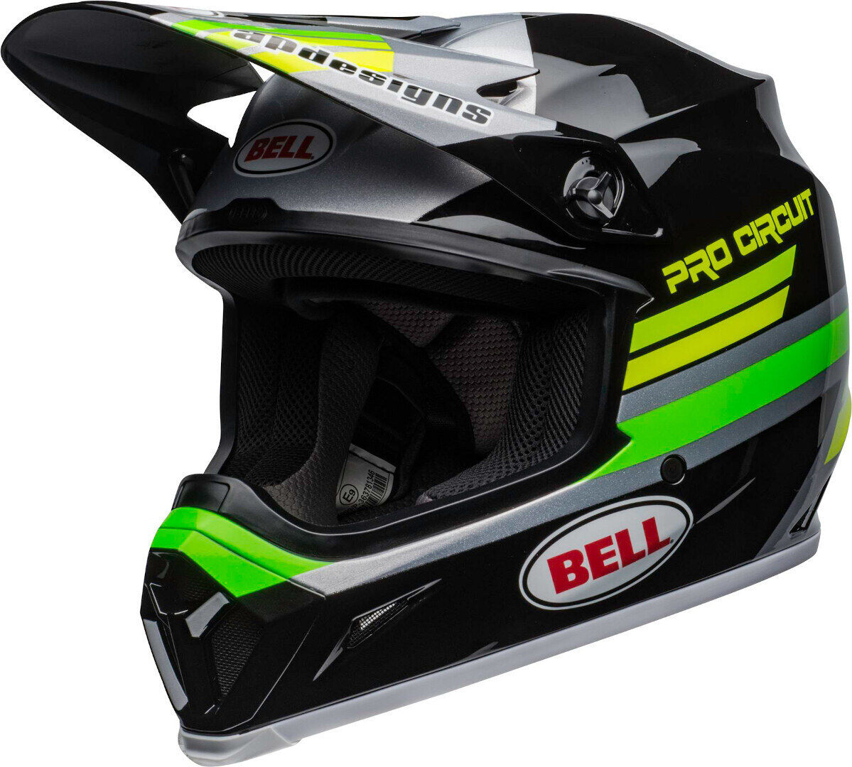 Bell MX-9 Pro Circuit 2020 MIPS Casco de Motocross Bell MX-9 Pro Circuit 2020 MIPS Casco de Motocross