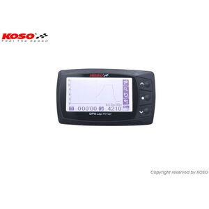 KOSO Temporizador de vuelta , temporizador de vuelta GPS - Negro