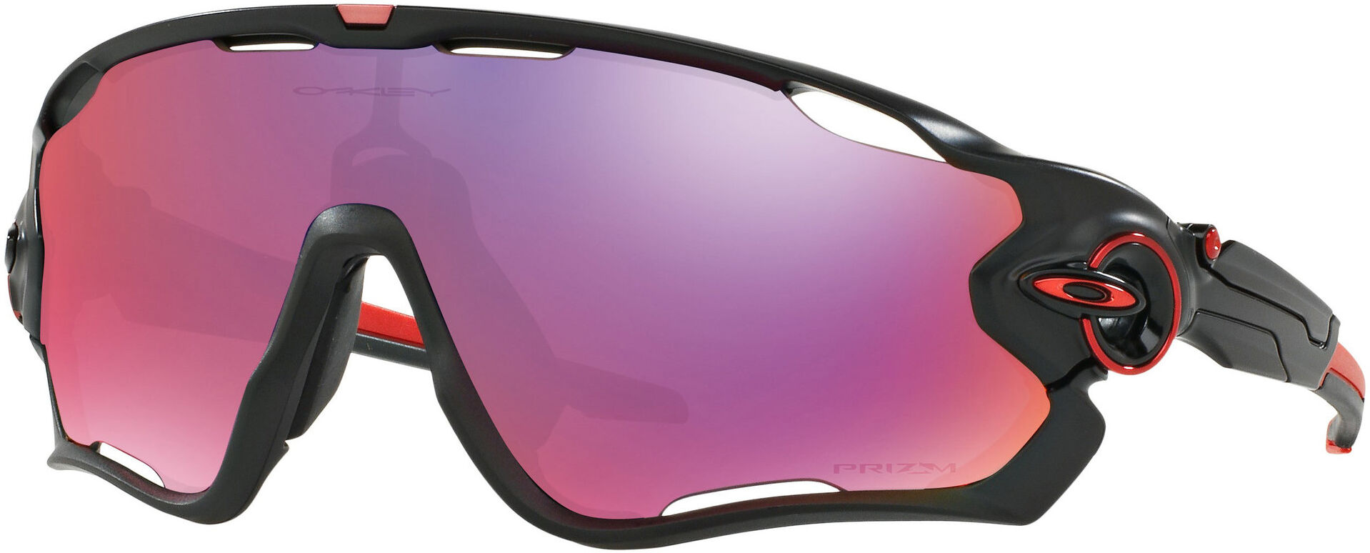 Oakley Jawbreaker Prizm Road Gafas de sol - Negro Rojo (un tamaño)