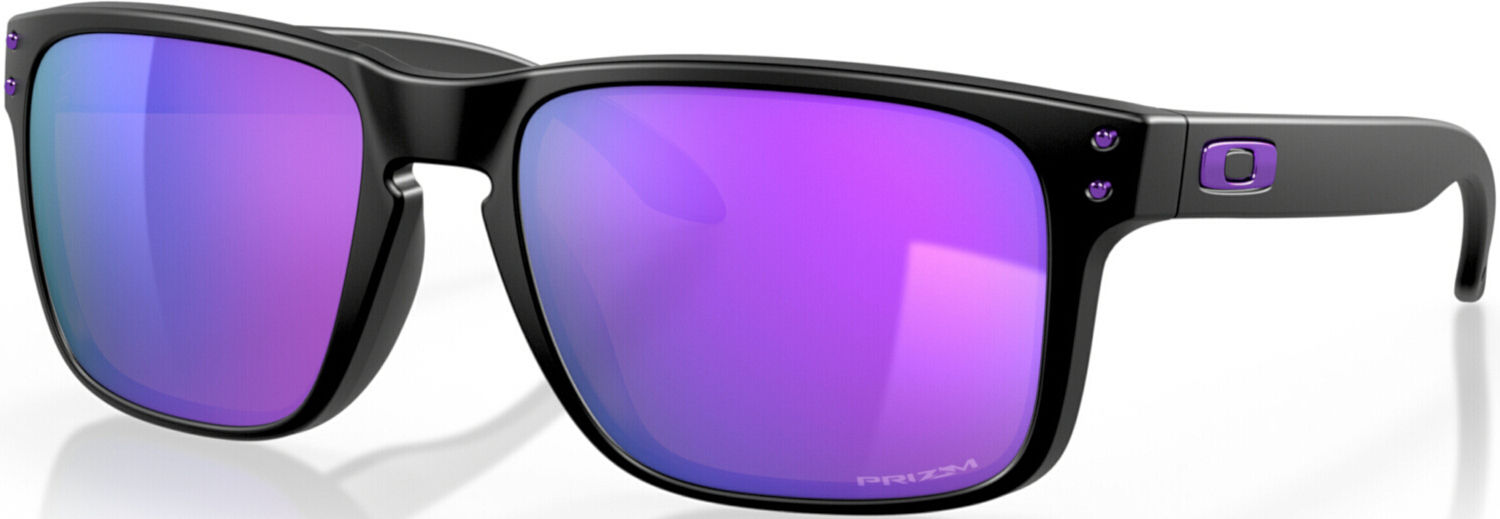 Oakley Holbrook Matte Black Violet Prizm Gafas de sol - Negro Lila