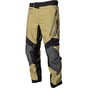 Klim Badlands Pro A3 Pantalones textiles de motocicleta - Negro Marrón (38)