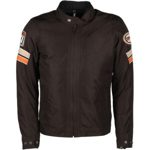 Helstons Elron Chaqueta textil de motocicleta - Naranja Marrón (S)