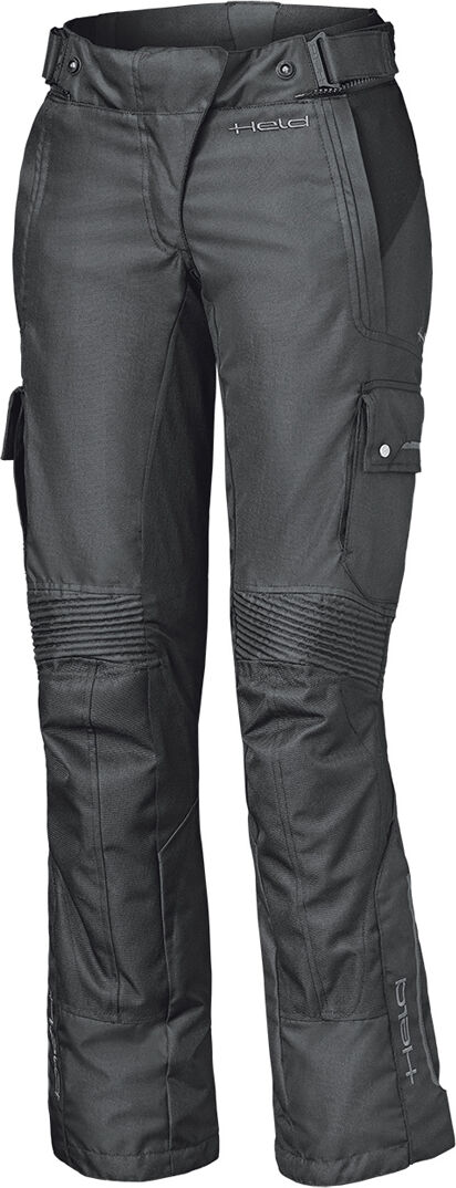 Held Bene Señoras motocicleta pantalones textiles - Negro