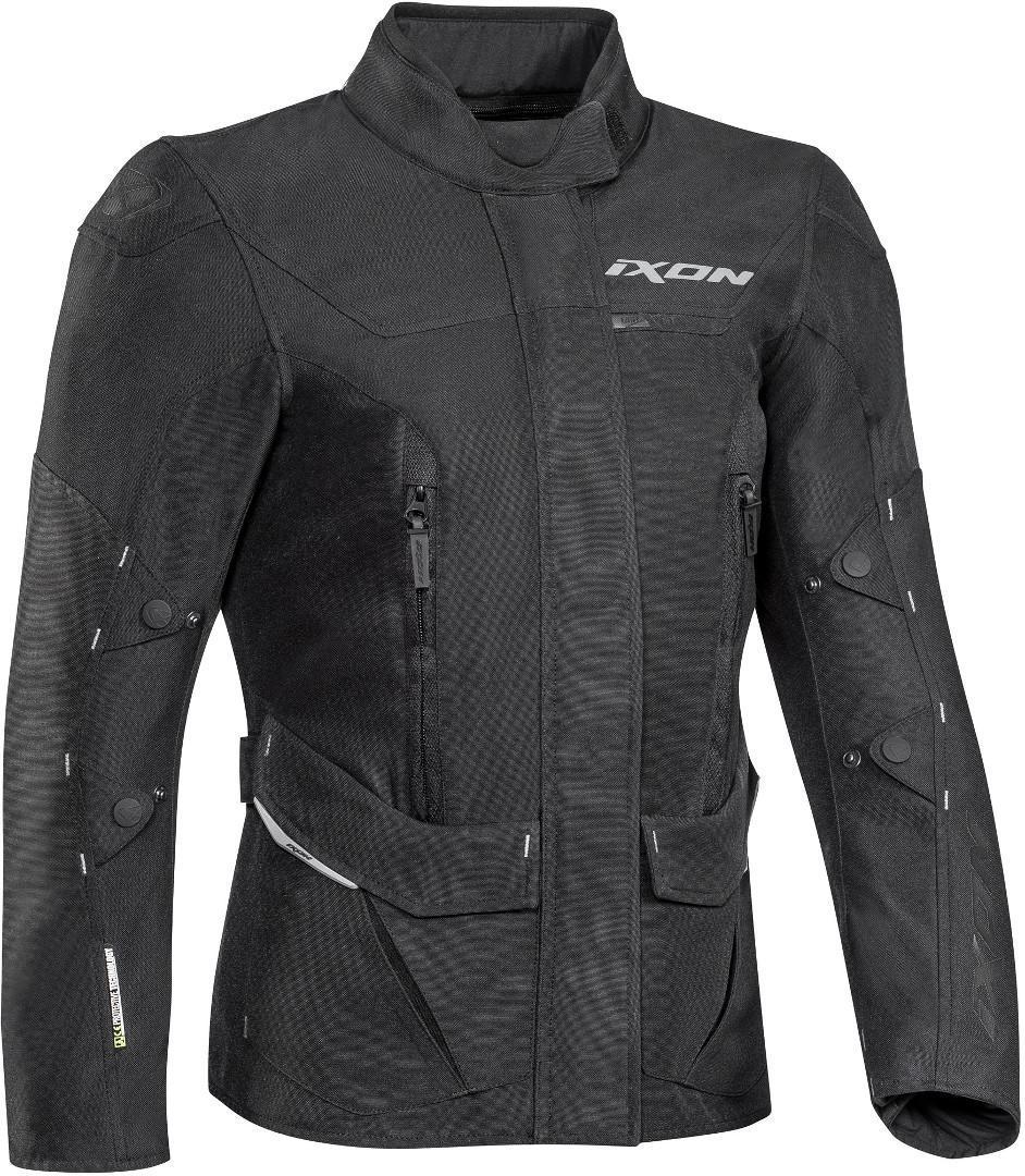 Ixon Sicilia Impermeable Damas Chaqueta Textil de La Motocicleta - Negro