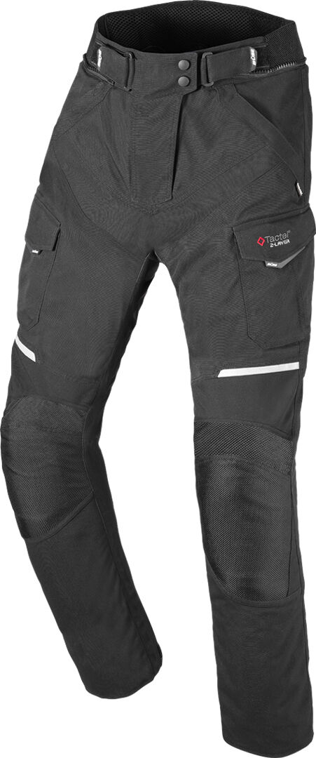 Büse Grado Damas pantalones textil de la motocicleta - Negro (48)