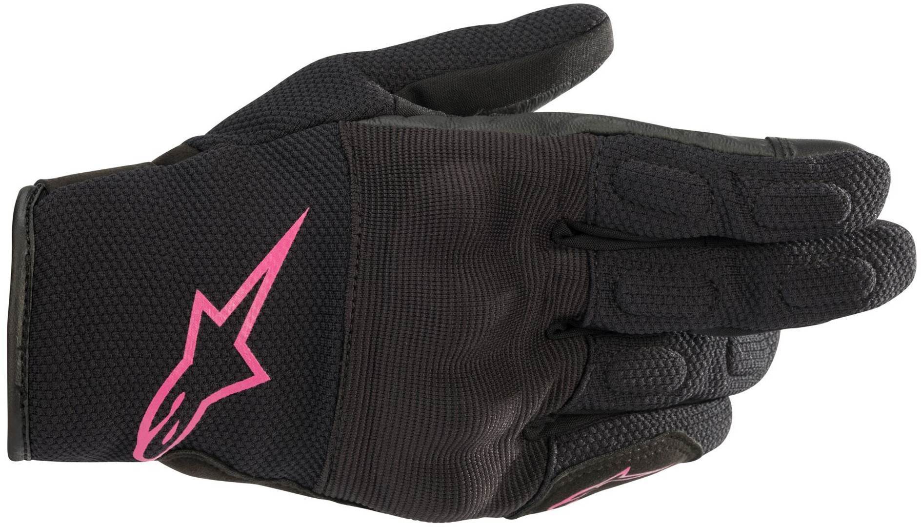 Alpinestars Stella S Max Drystar Damas Impermeable Guantes de Motocicleta - Negro Rosa (XL)