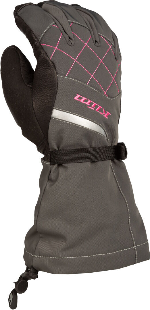 Klim Allure Guantes black ladies - Negro Gris Rosa (M)