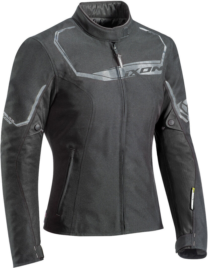 Ixon Challenge Chaqueta textil para motocicletas de señoras - Negro (S)