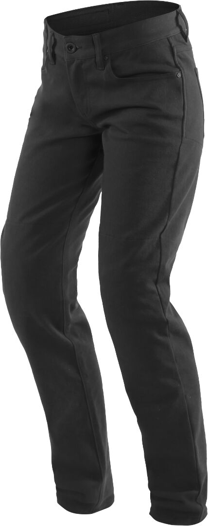 Dainese Casual Slim Pantalones textiles para motocicletas para damas - Negro (3XL)