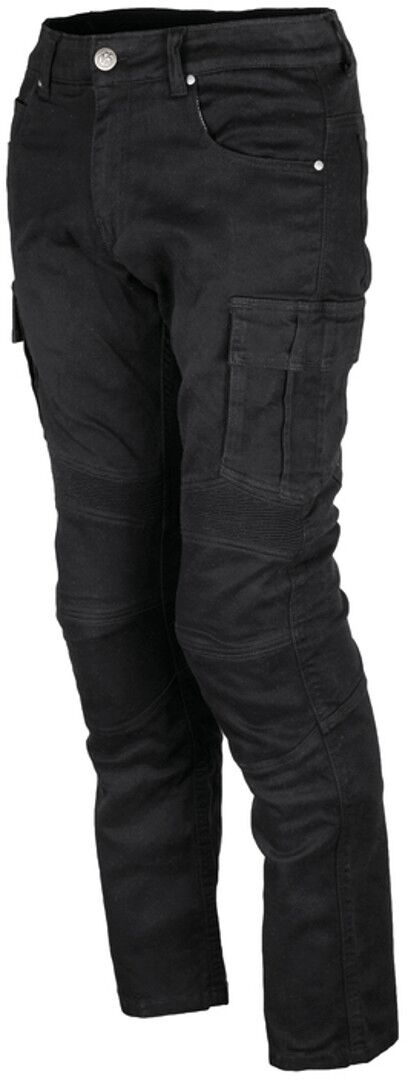 gms Lizard Cargo Pantalones textiles de motocicleta - Negro (44)