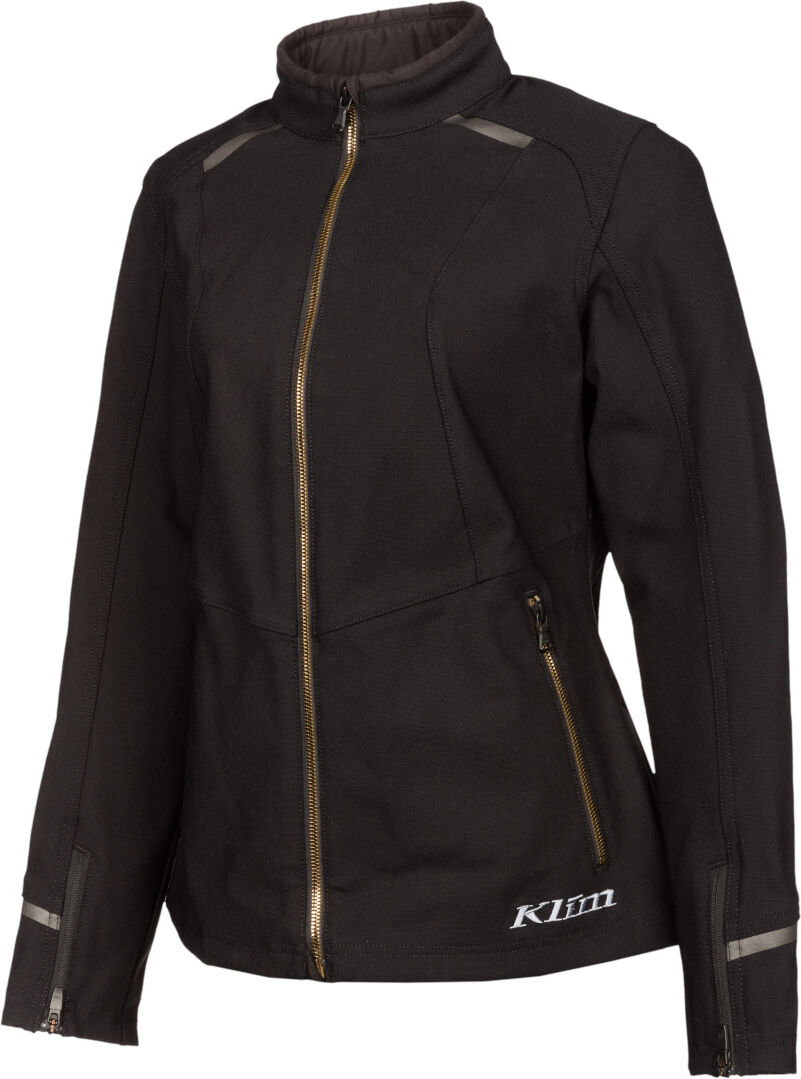 Klim Marrakesh Chaqueta textil de la motocicleta de las señoras - Negro (2XL)