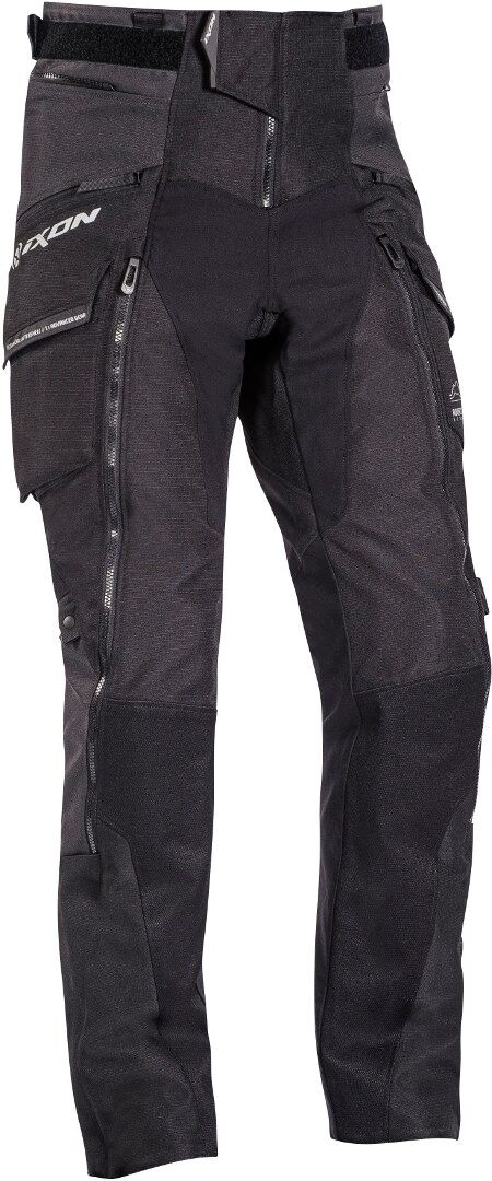 Ixon Ragnar Pantalones textiles para motocicletas - Negro Gris (L)