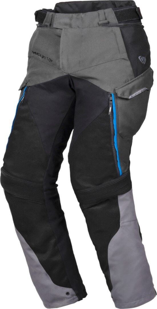 Ixon Eddas Pantalones textiles para motocicletas para mujer - Negro Gris Azul (S)