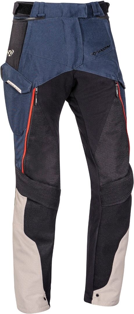 Ixon Eddas Pantalones textiles para motocicletas para mujer - Negro Azul (XL)