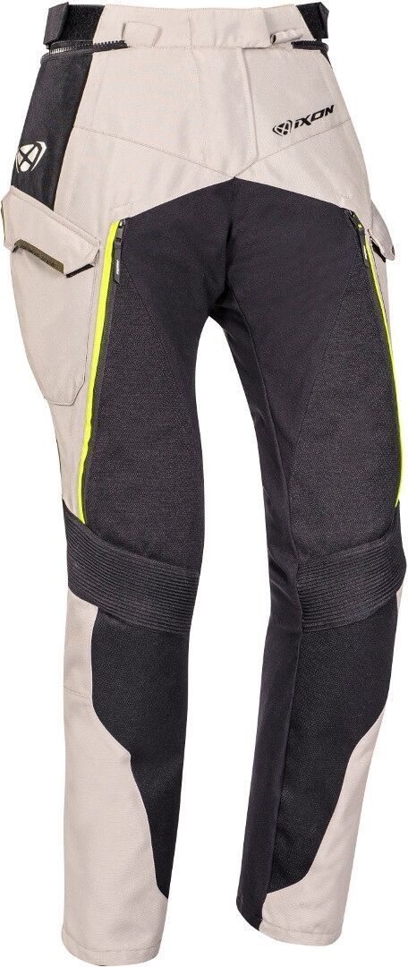 Ixon Eddas Pantalones textiles para motocicletas para mujer - Negro Verde (XL)