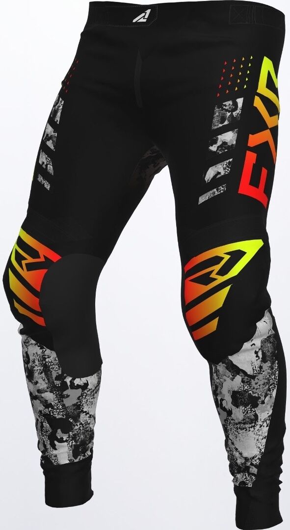 FXR Podium Colored Pantalones de motocross - Negro Gris (30)