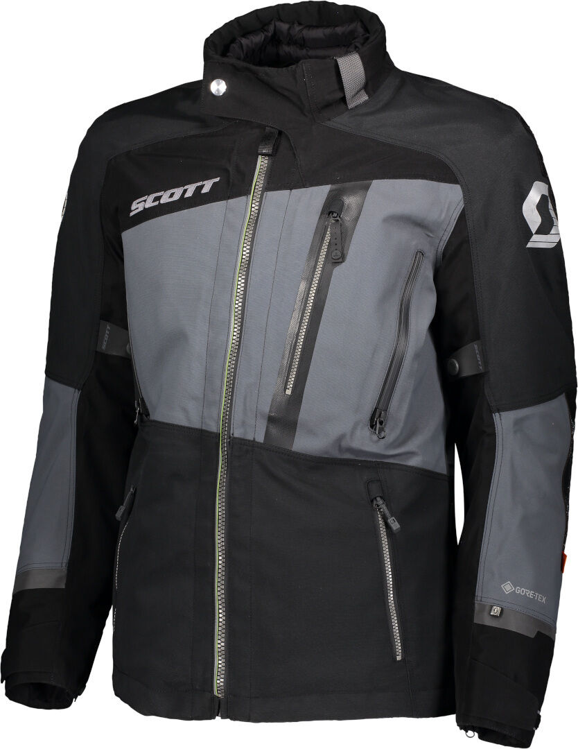 Scott Priority GTX Chaqueta textil para motocicletas para damas - Negro Gris (40)