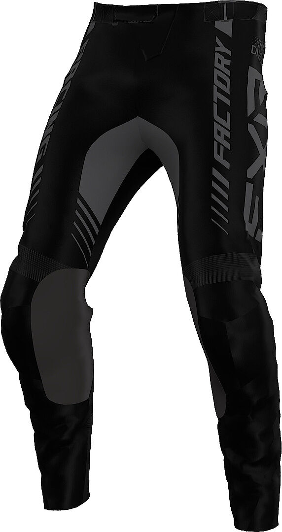 FXR Clutch Pro 2023 Pantalones de motocross - Negro Gris (30)