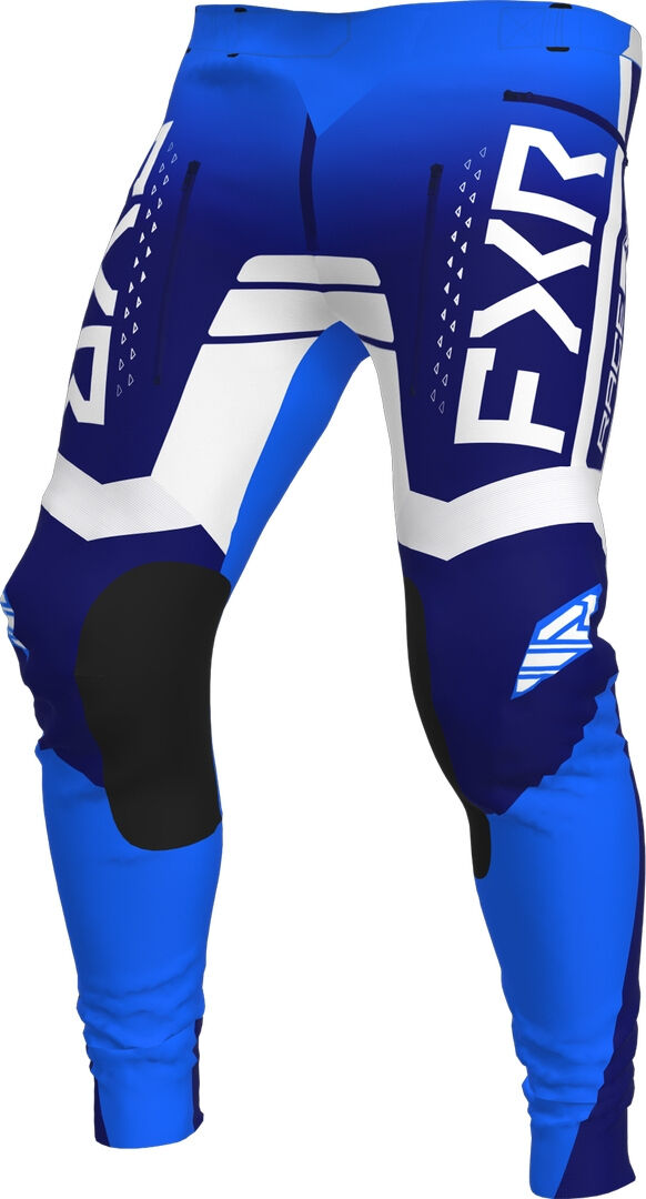 FXR Contender Off-Road Pantalones de motocross - Blanco Azul (38)