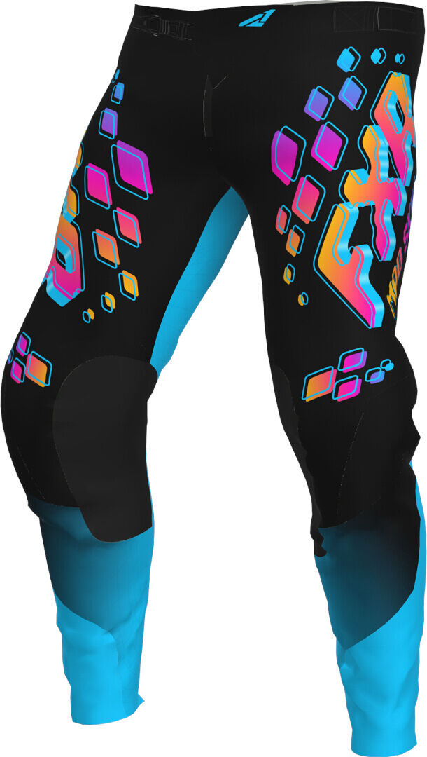 FXR Podium 2023 Pantalones Juveniles de Motocross - Negro Rosa (XL)