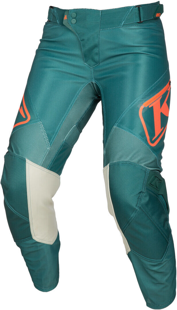 Klim XC Lite 2023 Pantalones de motocross para damas - Verde Naranja (8 30)