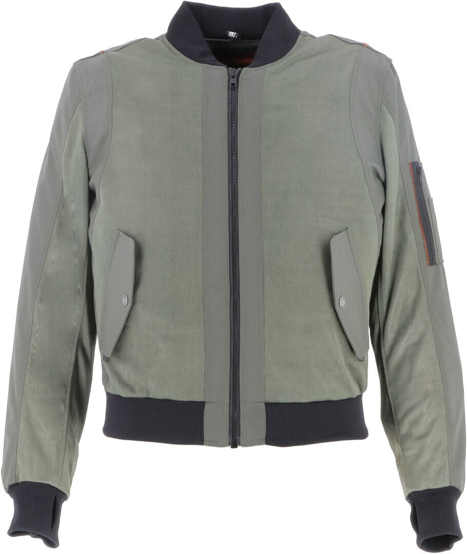 Helstons Elis Air Chaqueta textil de motocicleta - Verde Marrón (L)