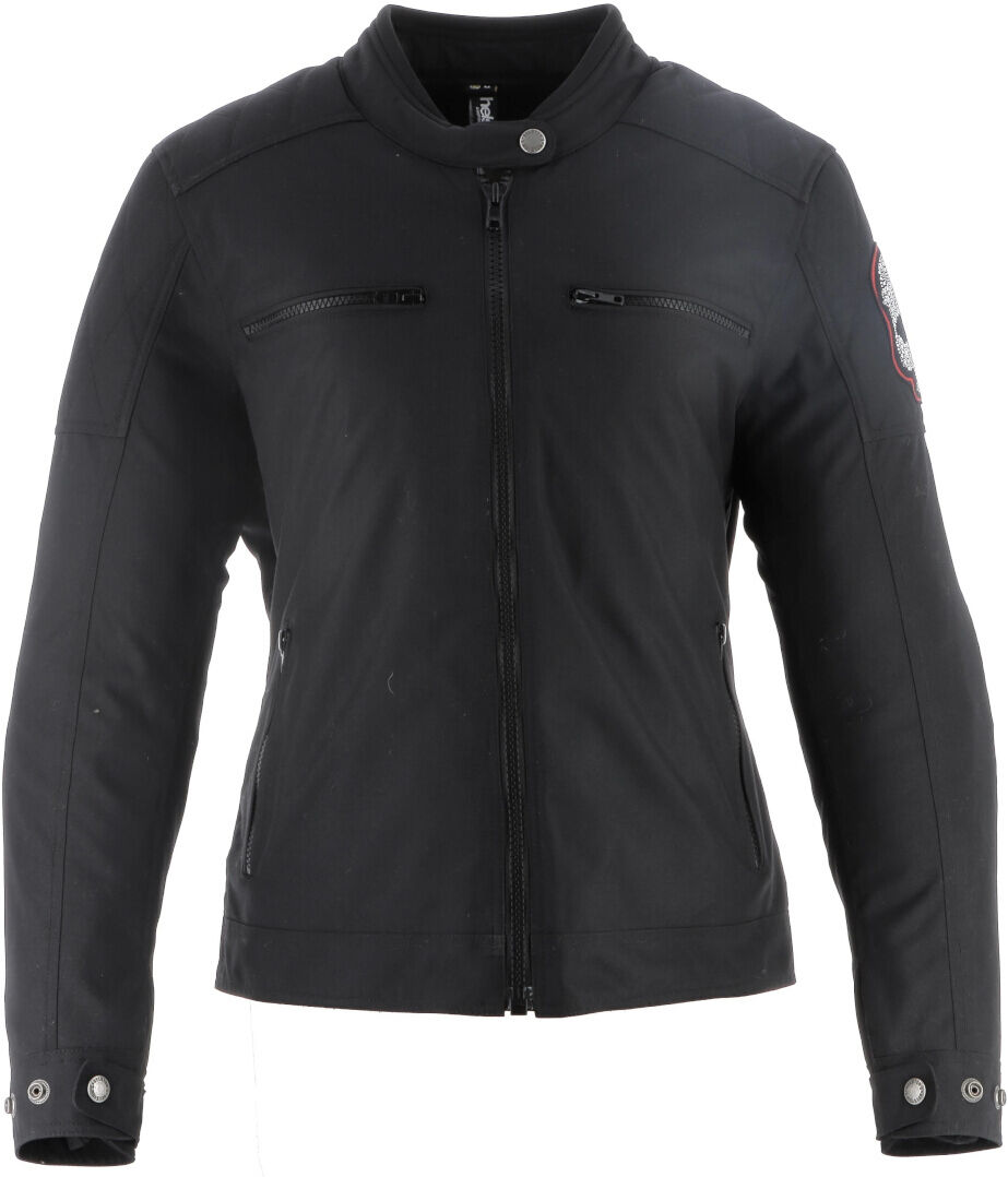 Helstons Widow Chaqueta textil de motocicleta para damas - Negro (S)