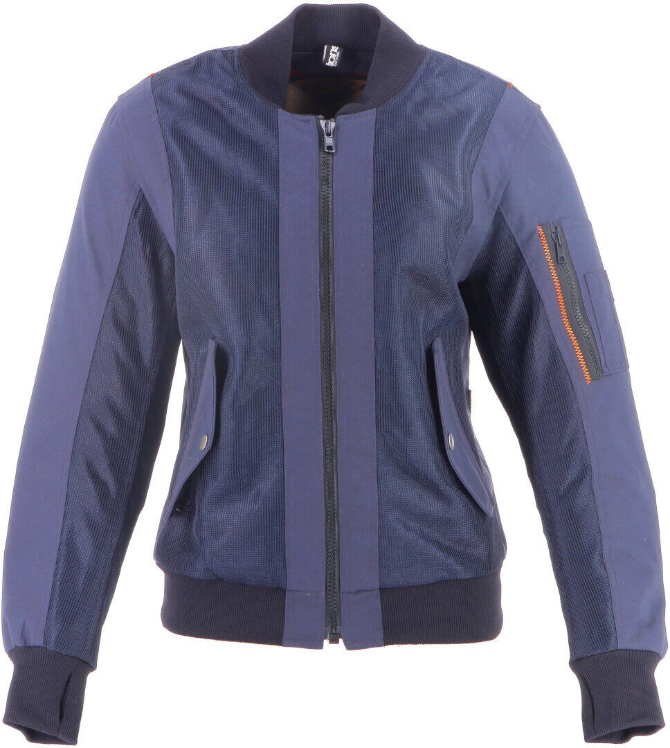 Helstons Elisa Chaqueta textil de motocicleta para damas - Azul (XL)