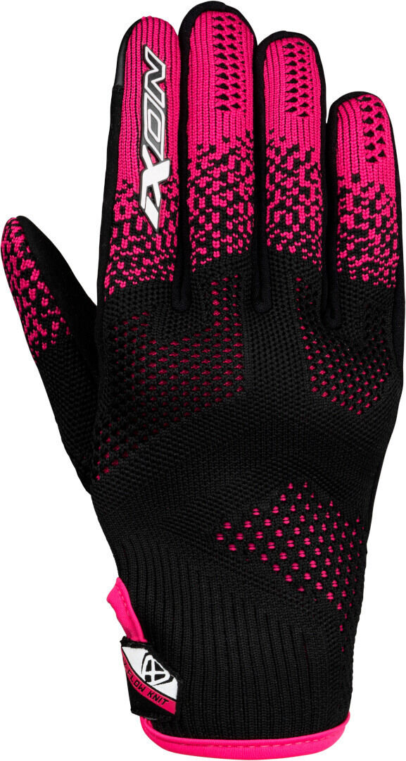 Ixon Ixflow Knit Guantes de moto para damas - Negro Rosa (XS)