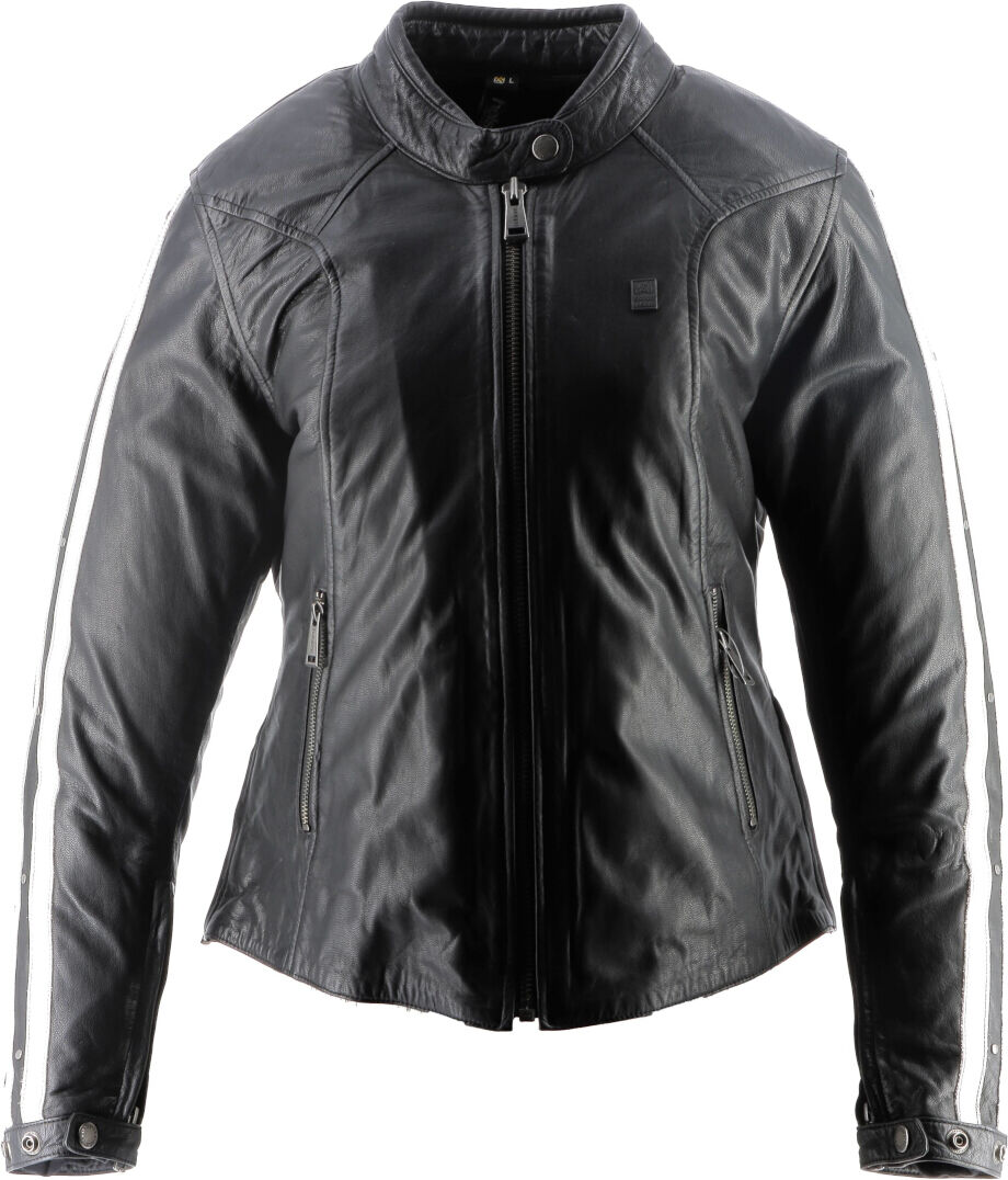 Helstons Victoria Chaqueta de cuero para damas - Negro (M)