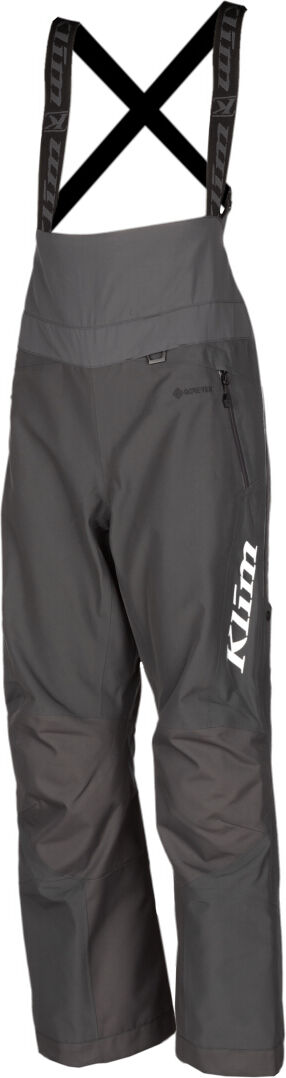 Klim Alpine Pantalones babero para motos de nieve para damas - Gris (L)