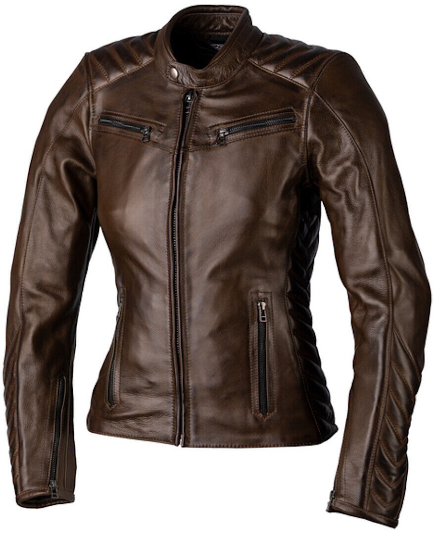 RST Roadster 3 Chaqueta de cuero para damas - Marrón (L)