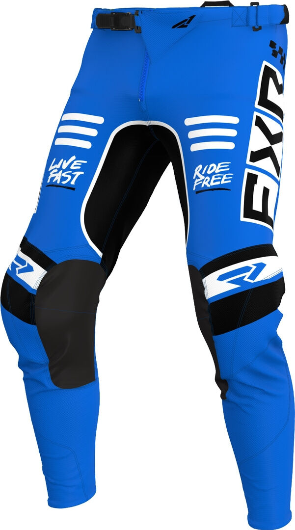 FXR Podium Gladiator 2024 Pantalones de motocross - Negro Azul (36)
