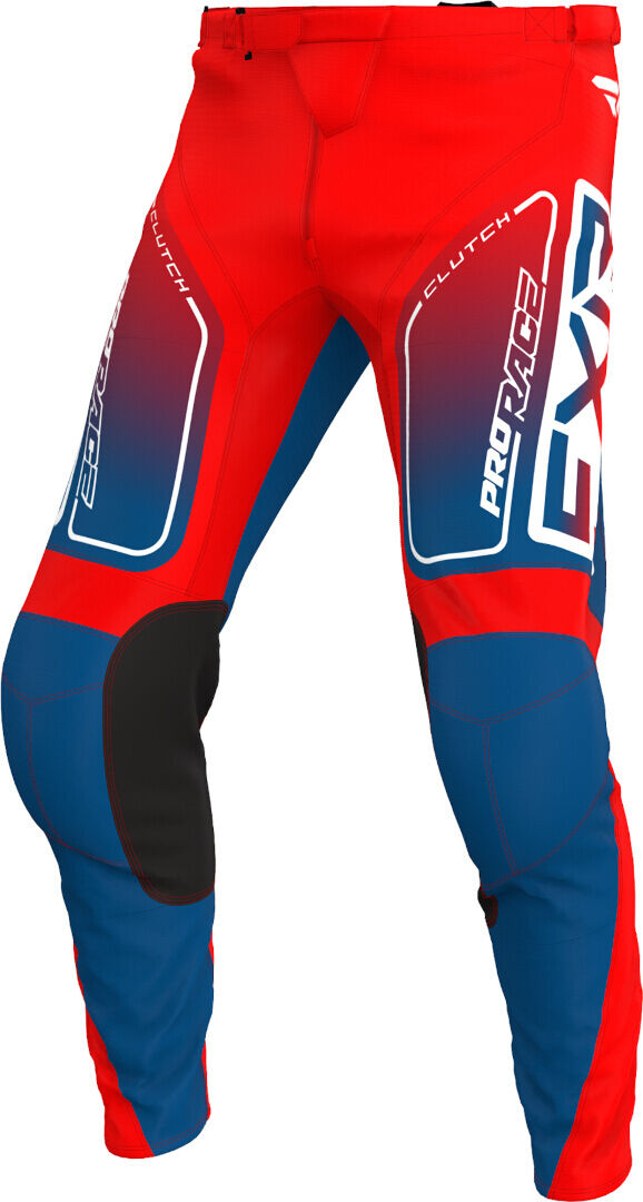 FXR Clutch 2024 Pantalones de motocross - Rojo Azul (30)