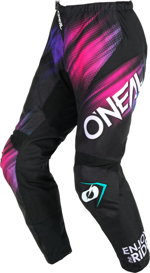 Oneal Element Voltage negro/rosa Pantalones de motocross para mujer - Negro Rosa (38)