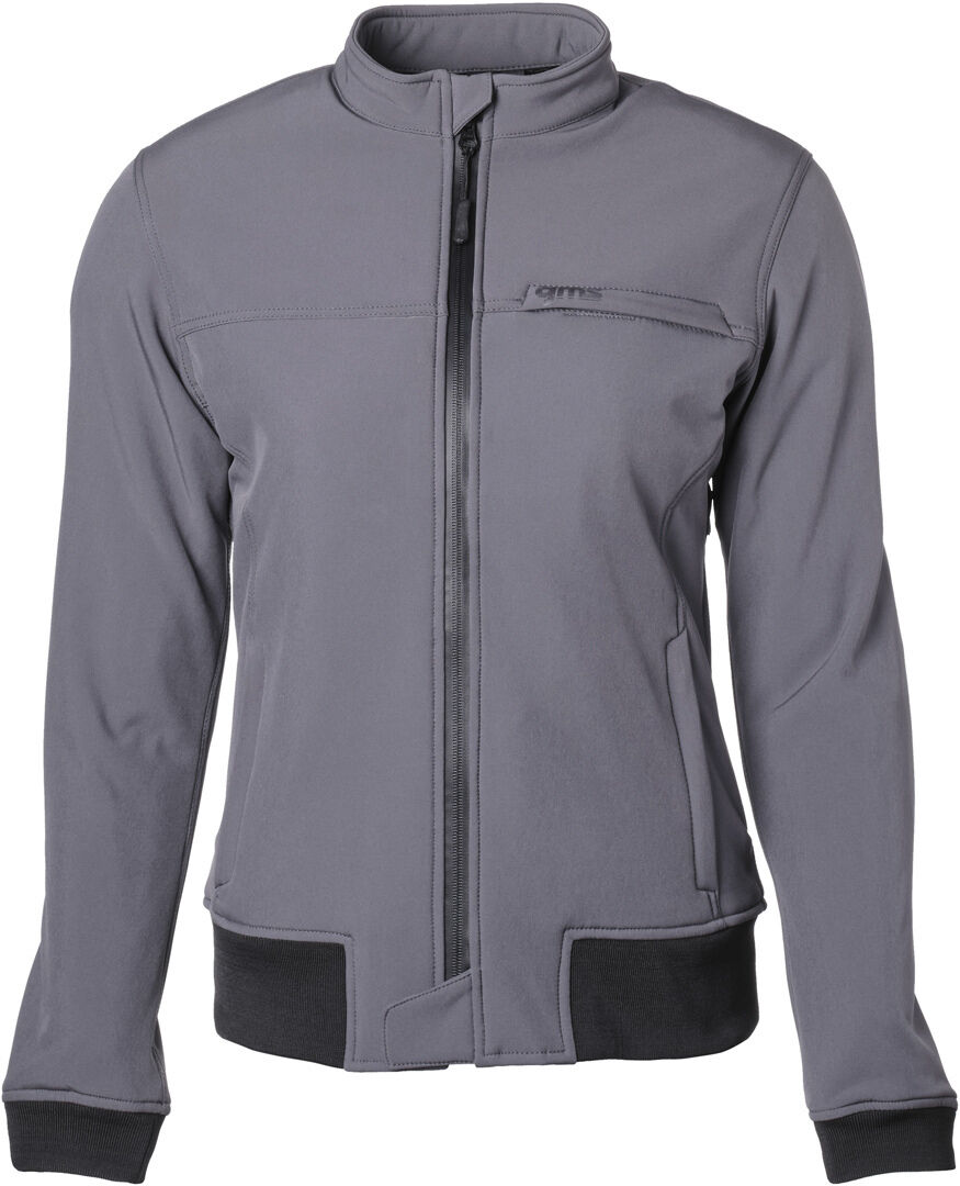 gms Metropole impermeable Chaqueta textil de motocicleta para mujer - Gris (XL)