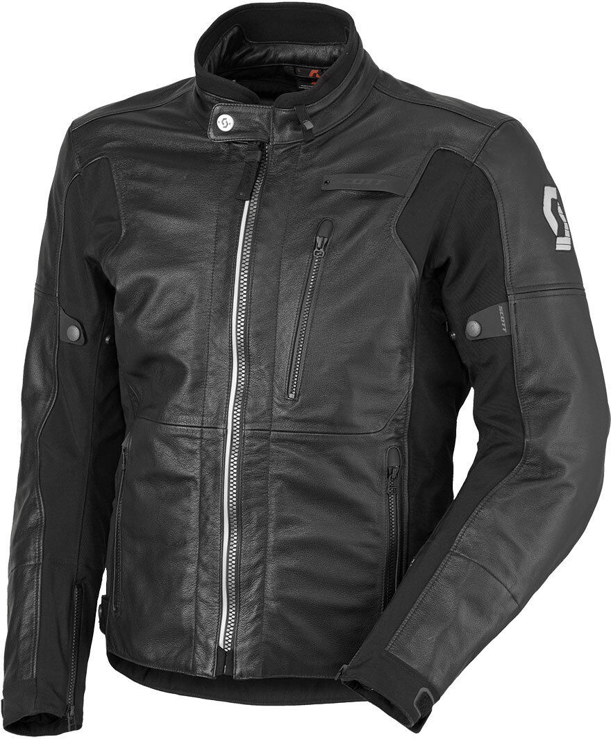 Scott Tourance DP Chaqueta de cuero moto Scott Tourance DP Chaqueta de cuero moto