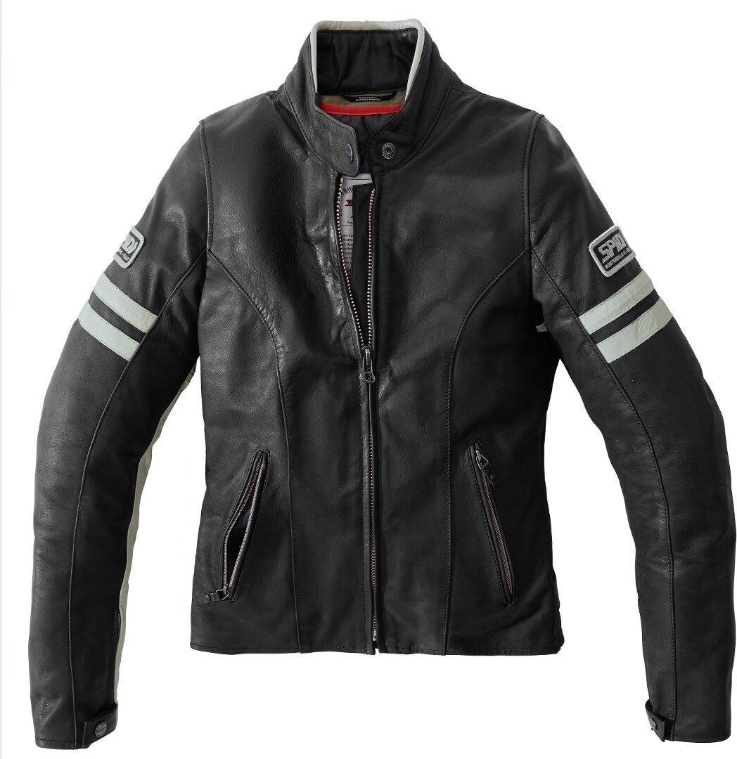 Spidi Vintage Chaqueta de cuero de la motocicleta de las señoras Spidi Vintage Chaqueta de cuero de la motocicleta de las señoras