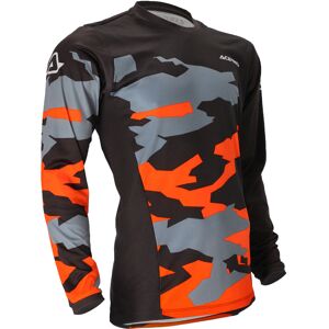 Acerbis X-Duro Winter Maillot de Motocross - Negro Naranja (S)