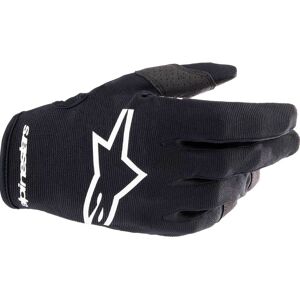 Alpinestars Radar Guantes de motocross para niños - Negro (S)