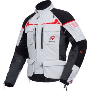 Rukka Ecuado-R Chaqueta textil de motocicleta - Negro Gris Rojo (66)