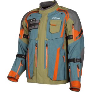 Klim Badlands Pro A3 2023 Chaqueta textil de motocicleta - Verde Azul (M)