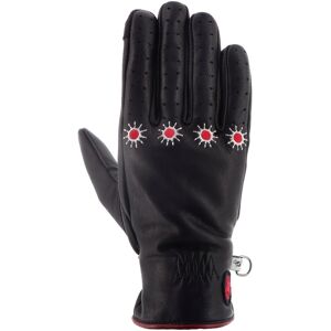 Helstons Shine Guantes de moto para mujer de verano - Negro (S M)