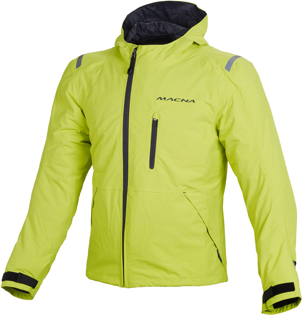 Macna Refuge chaqueta textil impermeable para motocicletas - Amarillo (2XL)