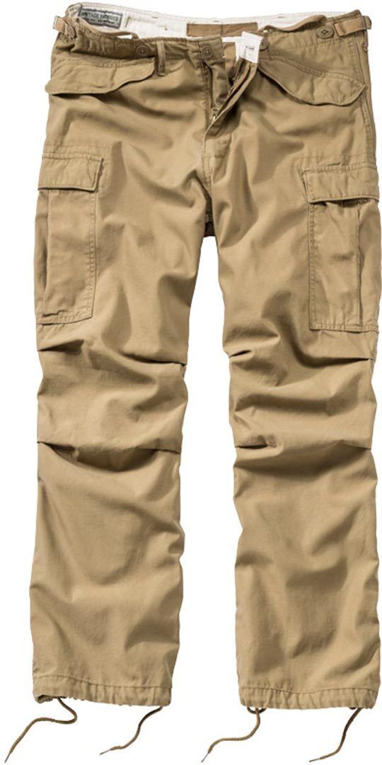 Surplus Vintage Fatigue Pantalones - Beige (L)