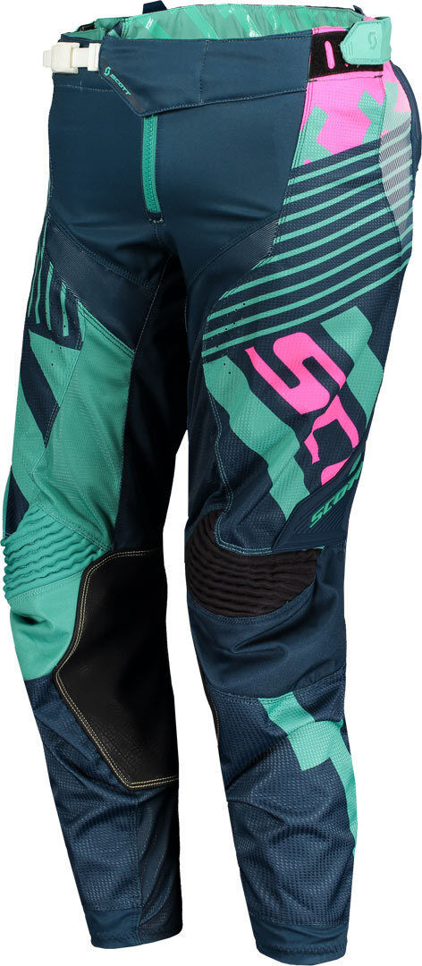 Scott 450 Patchwork Pantalones de Motocross - Azul (30)