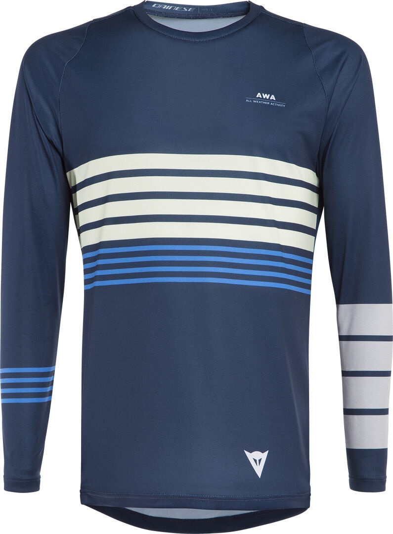 Dainese AWA 2 Bicicleta Jersey - Blanco Azul (XS)