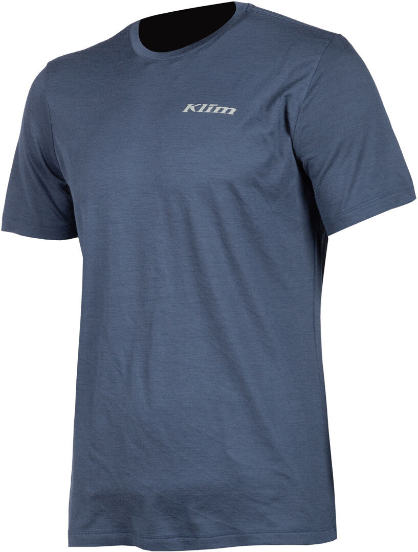 Klim Teton Merino Wool Short Camiseta funcional - Azul (2XL)