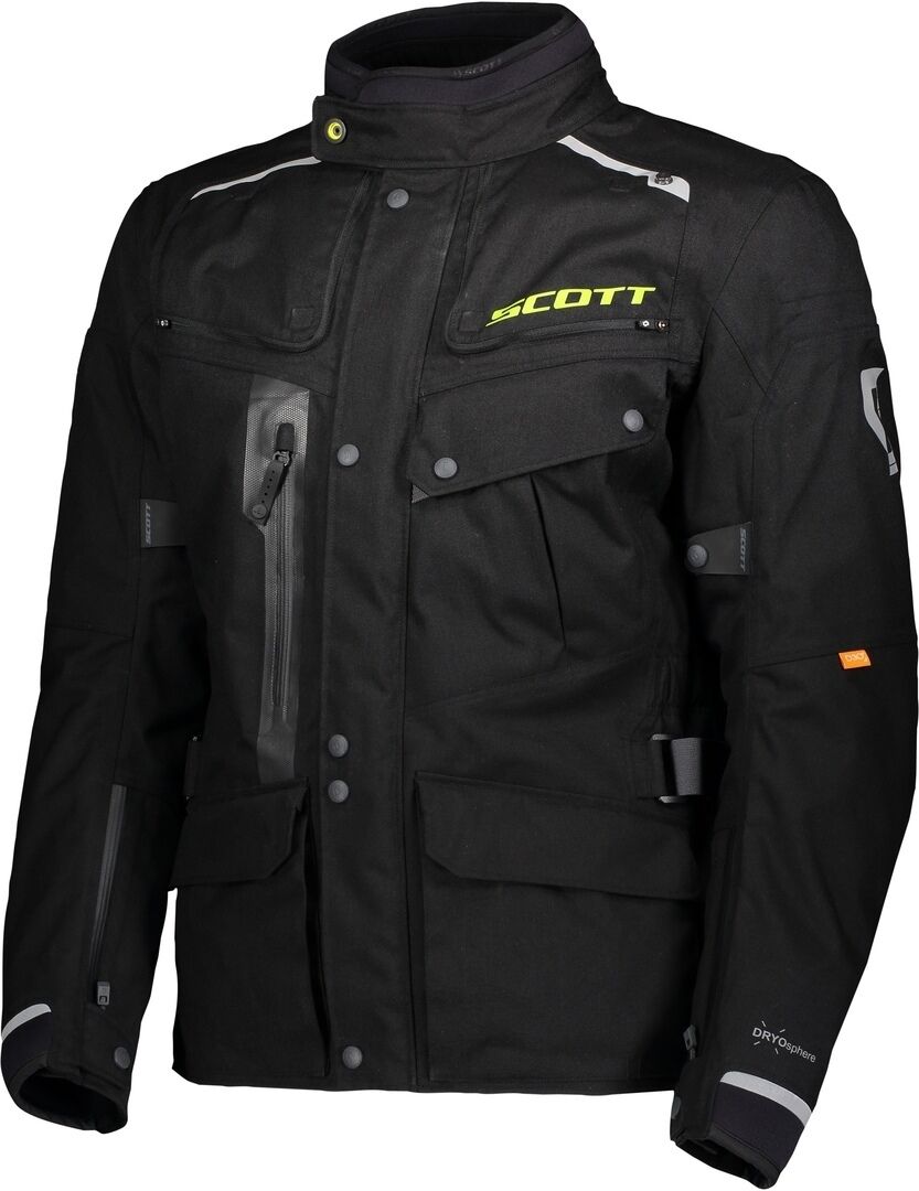 Scott Voyager Dryo Chaqueta textil de motocicleta - Negro (3XL)